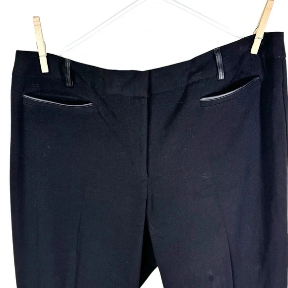 Laura Ashley Women’s Black Slacks with pocket trim Size 14 - Picture 2 of 5